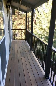 AFTER- new corner of deck