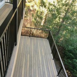 AFTER- second floor new deck from above
