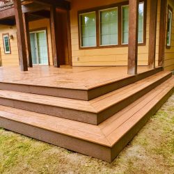 Timbertech deck in McCall steps