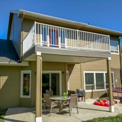 Vickery deck back yard