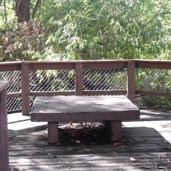 boise river lookout before of sitting area